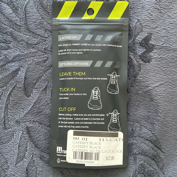 Never Used Men’s No Tie Shoelaces - Picture 2 of 3